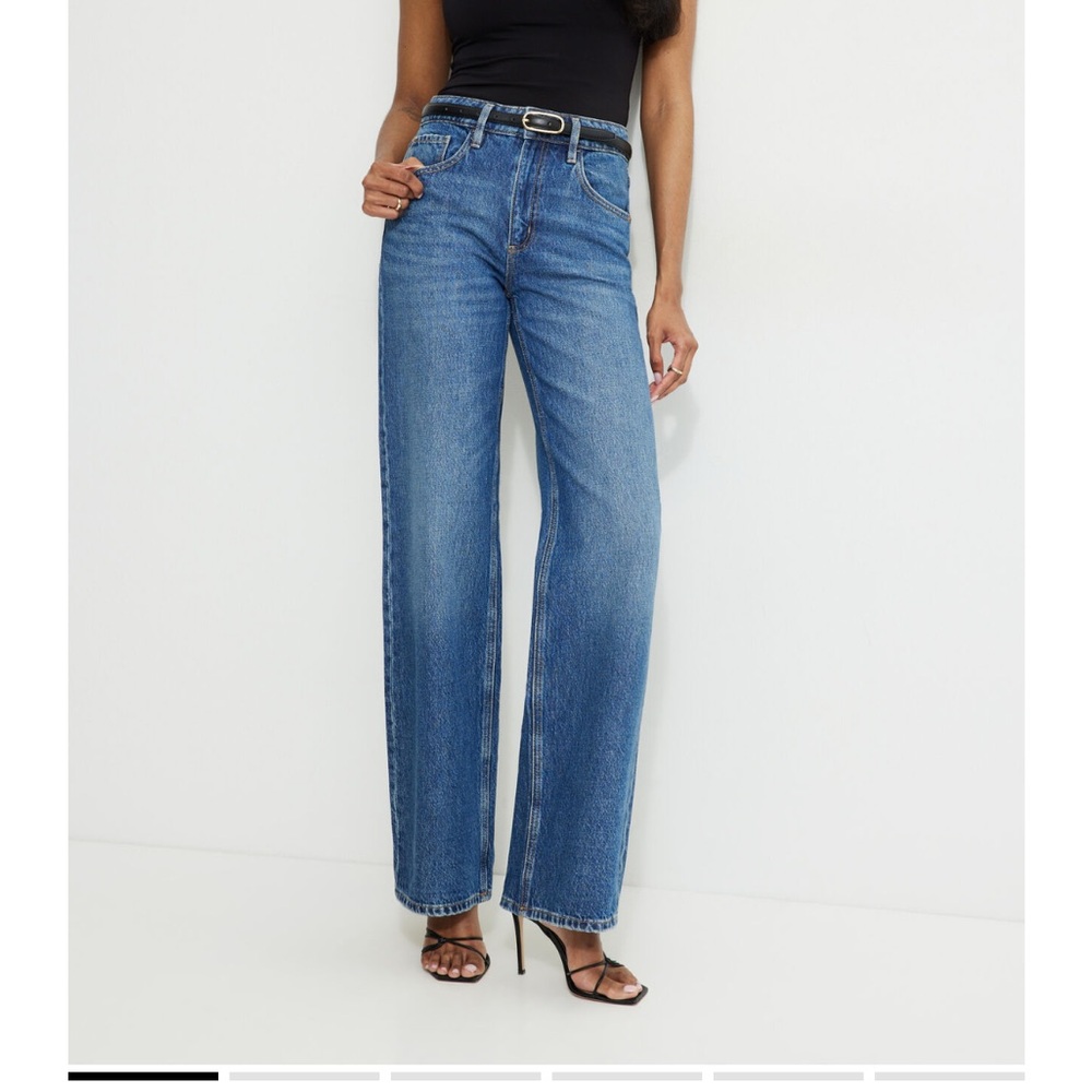 Dynamite Heidi High Rise Wide Leg Jeans